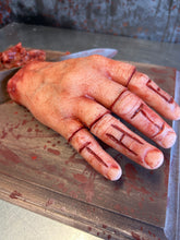 Load image into Gallery viewer, Cutting board with magnetic fingers