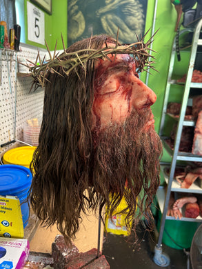 Severed Jesus head