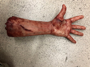Severed arm with magnetic thumb