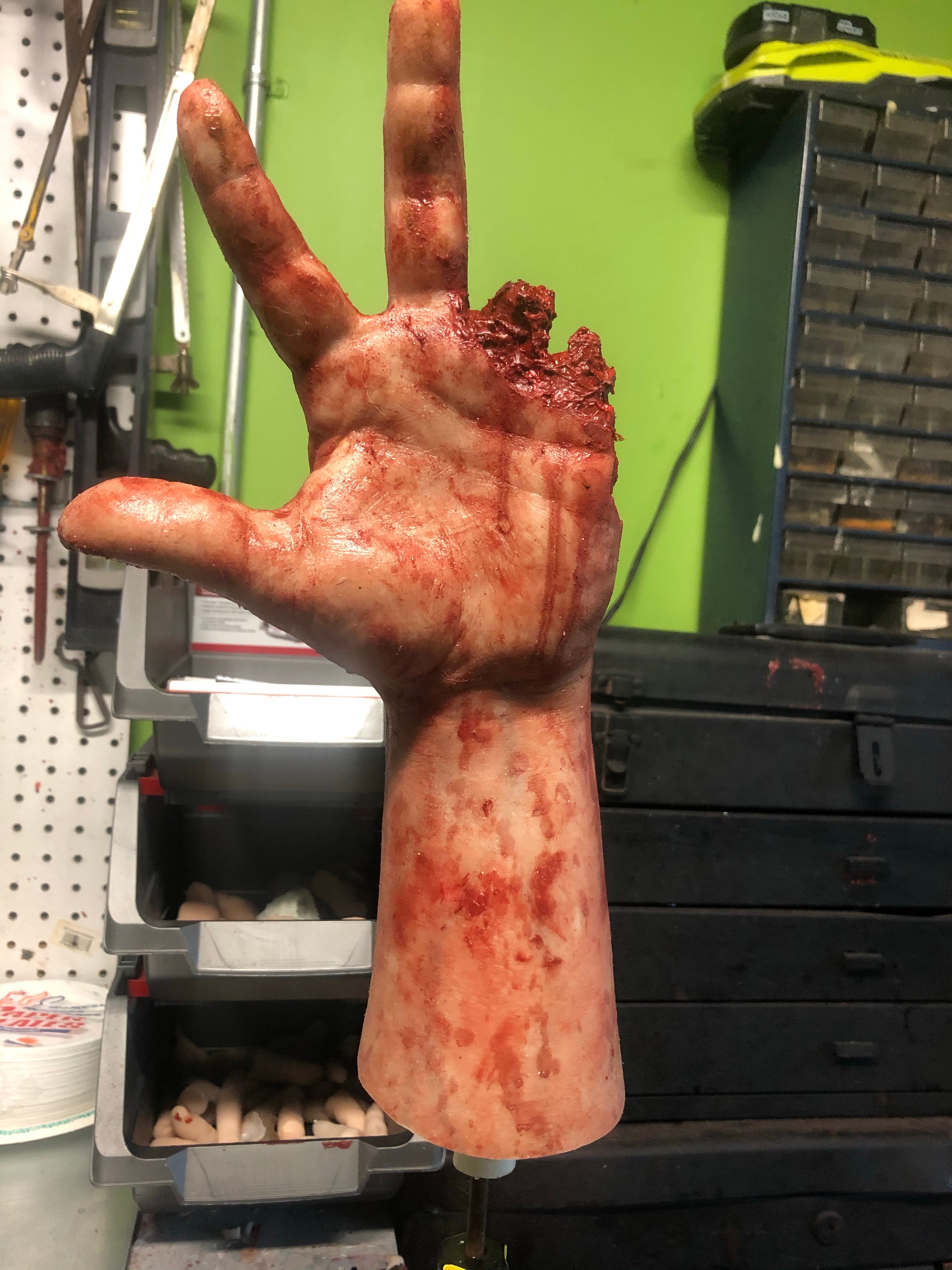 Halloween 2018 Michael Myers store shotgun glove