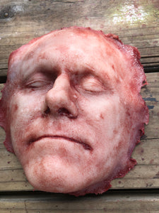 Skinned face Middle aged male