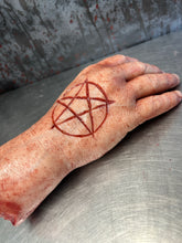 Laden Sie das Bild in den Galerie-Viewer, Severed male hand with pentagram